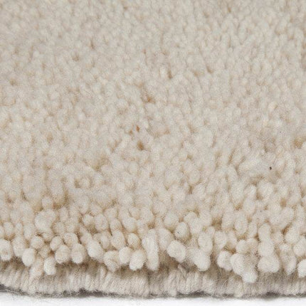 Rond berber vloerkleed Maroc 66 ivoor wit - Vloerkledenloods