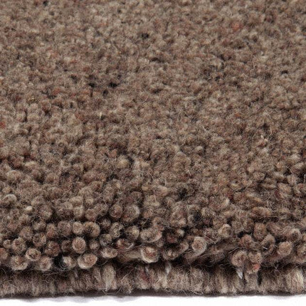 Rond berber vloerkleed Maroc 70 bruin - Vloerkledenloods