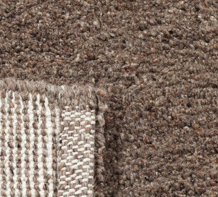 Rond berber vloerkleed Maroc 70 bruin - Vloerkledenloods