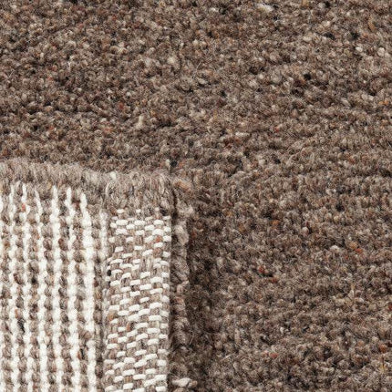 Rond berber vloerkleed Maroc 70 bruin - Vloerkledenloods