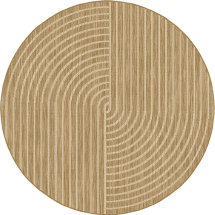 Rond buitenkleed Bold jute - Interieur05 - Vloerkledenloods