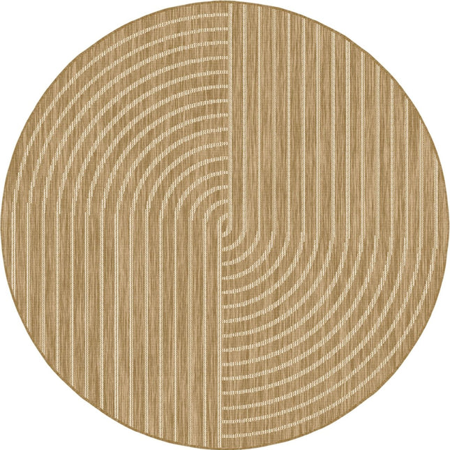 Rond buitenkleed Bold jute - Interieur05 - Vloerkledenloods