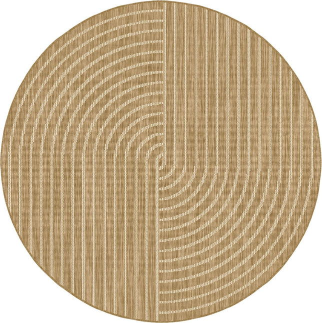 Rond buitenkleed Bold jute - Interieur05 - Vloerkledenloods