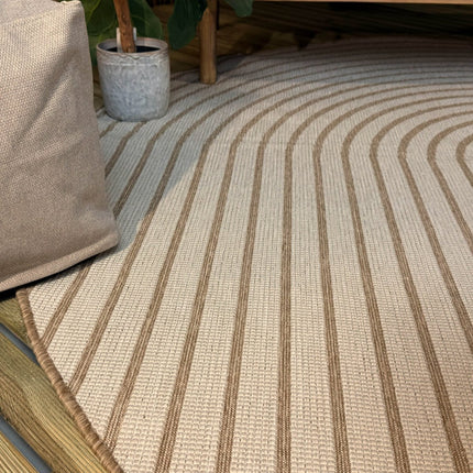 Rond buitenkleed Bold jute - Interieur05 - Vloerkledenloods