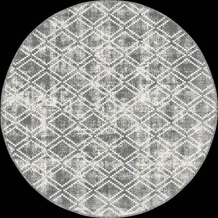 Rond Buitenkleed Frost - Grijs/wit - dubbelzijdig - EVA Interior - Vloerkledenloods