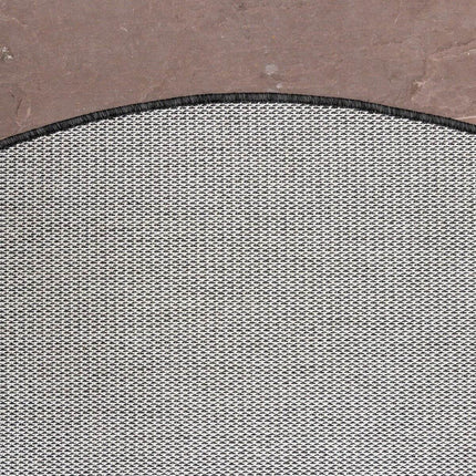 Rond Buitenkleed Mono - Zwart/Wit - Dubbelzijdig - EVA Interior - Vloerkledenloods