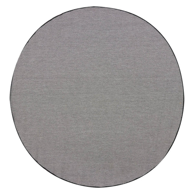 Rond Buitenkleed Mono - Zwart/Wit - Dubbelzijdig - EVA Interior - Vloerkledenloods