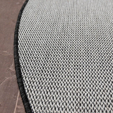 Rond Buitenkleed Mono - Zwart/Wit - Dubbelzijdig - EVA Interior - Vloerkledenloods