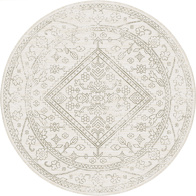 Rond buitenkleed Nova linnen - Interieur05 - Vloerkledenloods