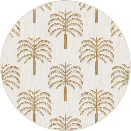 Rond buitenkleed Oase jute - Interieur05 - Vloerkledenloods