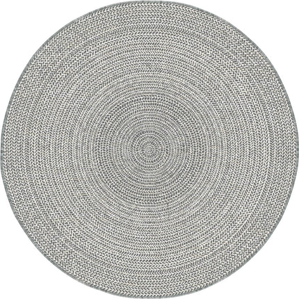 Rond buitenkleed Solid grijs - Interieur05 - Vloerkledenloods