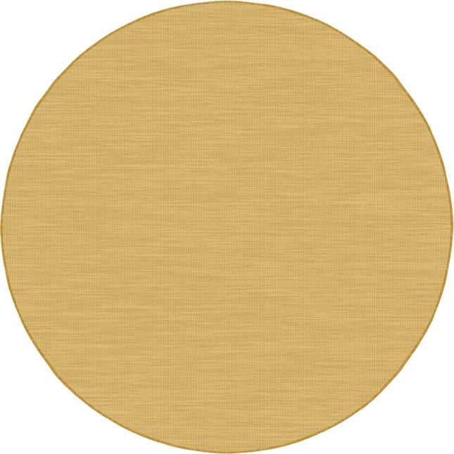 Rond buitenkleed Tone geel/okergeel - Interieur05 - Vloerkledenloods