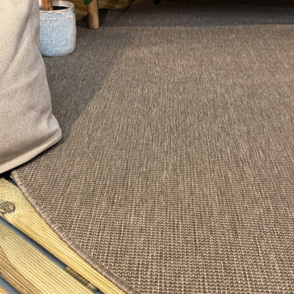 Rond buitenkleed Tone linnen - Interieur05 - Vloerkledenloods