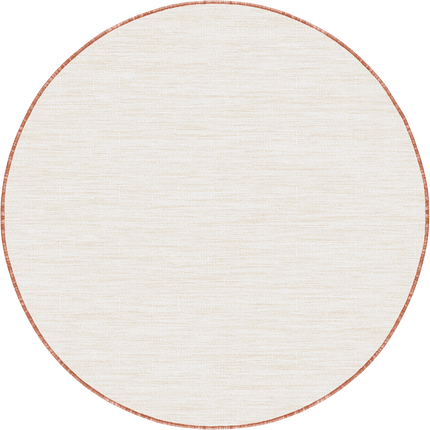 Rond buitenkleed Tone roest - Interieur05 - Vloerkledenloods