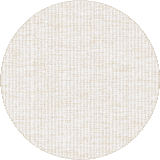 Rond buitenkleed Tone wit/naturel - Interieur05 - Vloerkledenloods