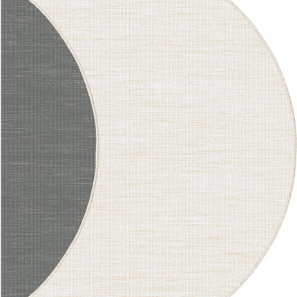Rond buitenkleed Tone wit/naturel - Interieur05 - Vloerkledenloods