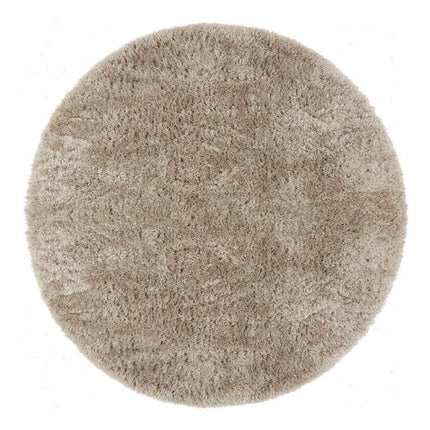 Rond Hoogpolig vloerkleed Fender wit/creme - Vloerkledenloods