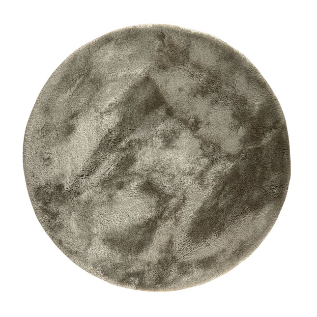 Rond hoogpolig vloerkleed Odelia stone - Interieur05 - Vloerkledenloods