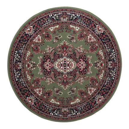 Rond Vintage vloerkleed Nain Perzisch Groen - Vloerkledenloods