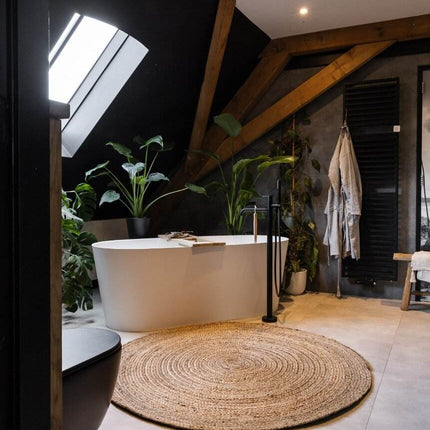 Rond vloerkleed Jute Naturel - Vloerkledenloods