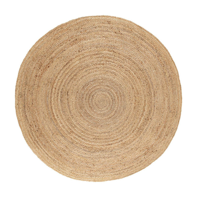 Rond vloerkleed Jute Naturel - Vloerkledenloods