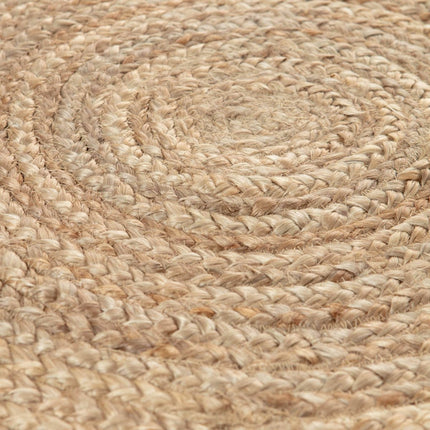 Rond vloerkleed Jute Naturel - Vloerkledenloods