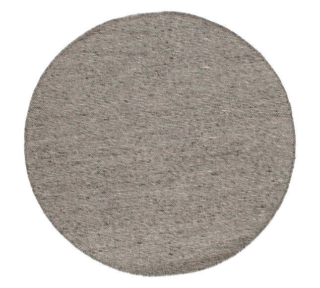 Rond vloerkleed wollen Antraciet - Cobble Stone - Vloerkledenloods