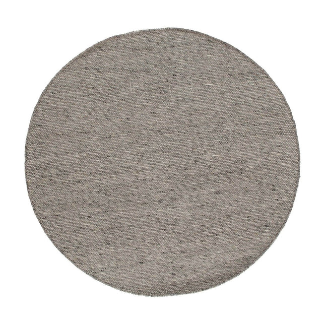 Rond vloerkleed wollen Antraciet - Cobble Stone - Vloerkledenloods
