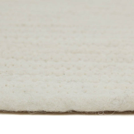 Rond wollen vloerkleed Gapo wit - Vloerkledenloods