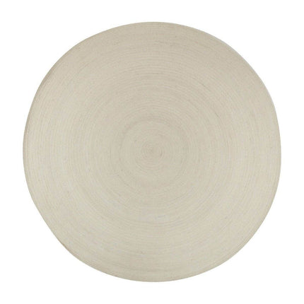 Rond wollen vloerkleed Gapo wit - Vloerkledenloods
