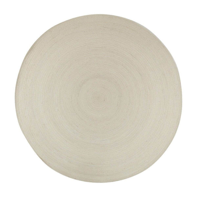 Rond wollen vloerkleed Gapo wit - Vloerkledenloods