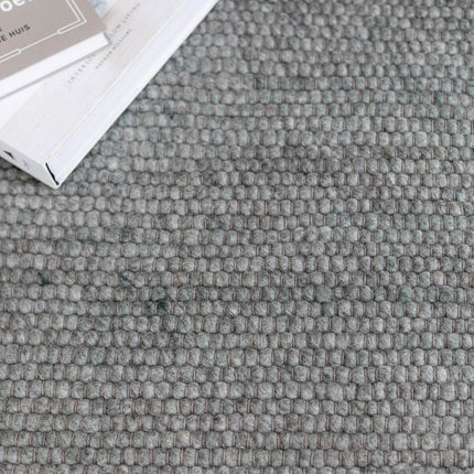 Rond Wollen Vloerkleed Groen Vik - Vloerkledenloods