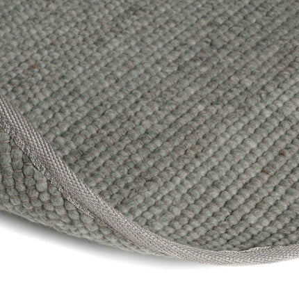Rond Wollen Vloerkleed Groen Vik - Vloerkledenloods