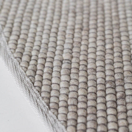 Rond Wollen Vloerkleed Ivoor wit Vik - Vloerkledenloods