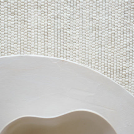 Rond Wollen Vloerkleed wit Vik - Vloerkledenloods