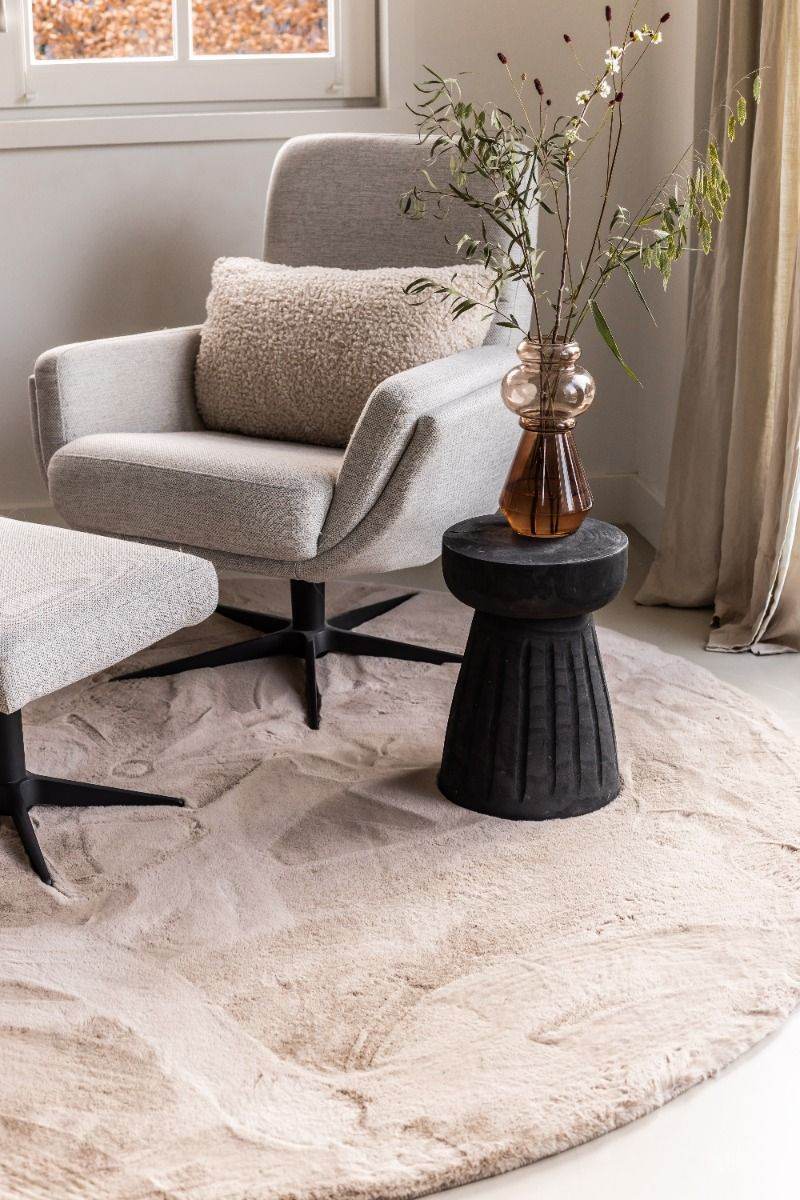 SIMPEX Ronde Vloerkleed Beige 200 cm Antislip, Wasbaar en Zacht, Modern Effen Design voor Woonkamer, Slaapkamer, Keuken en Kinderkamer, Stijlvol en Comfortabel SIMPEX Ronde Vloerkleed Beige 200 cm Antislip, Wasbaar en Zacht, Modern Effen Design voor Woonkamer, Slaapkamer, Keuken en Kinderkamer, Stijlvol en Comfortabel