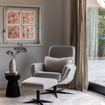 Rond Zacht Hoogpolig Vloerkleed Lux Creme - Vloerkledenloods