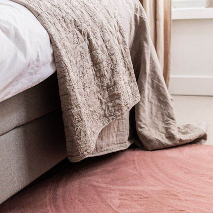 Rond Zacht Hoogpolig Vloerkleed Lux Oud Roze - Vloerkledenloods