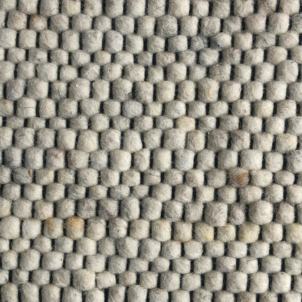 Wollen vloerkleed Rustica Black Warp nr.11 Basic Pallio by Brinker - Vloerkledenloods