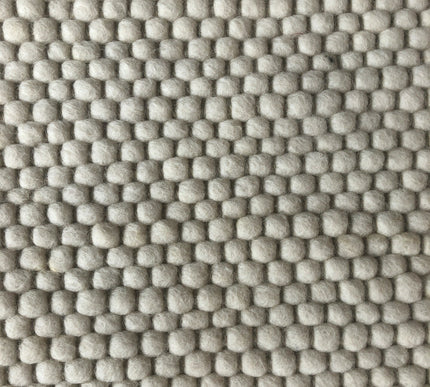 Wollen vloerkleed Rustica White Warp nr.1 Basic Pallio by Brinker