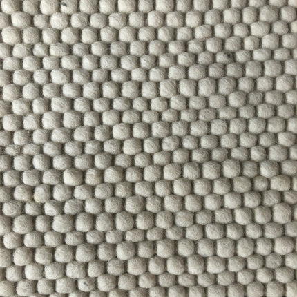 Wollen vloerkleed Rustica White Warp nr.1 Basic Pallio by Brinker