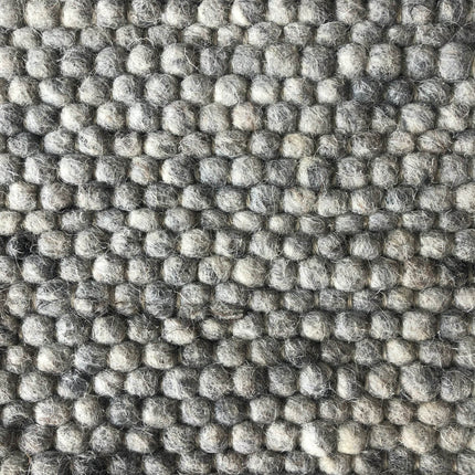 Wollen vloerkleed Rustica White Warp nr.28 Basic Pallio by Brinker - Vloerkledenloods