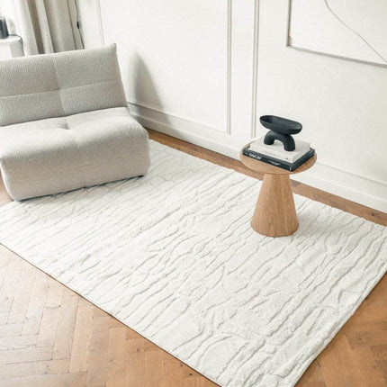 Scandinavisch vloerkleed Bjorn creme/wit - Vloerkledenloods