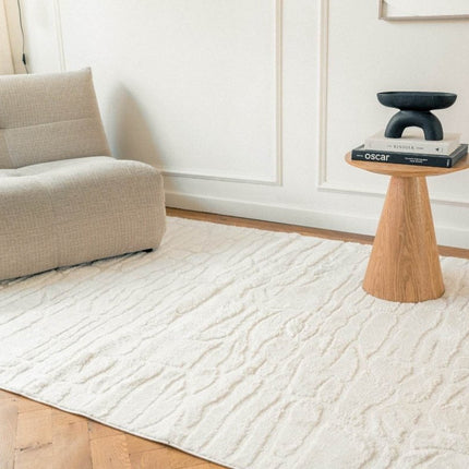 Scandinavisch vloerkleed Bjorn creme/wit - Vloerkledenloods