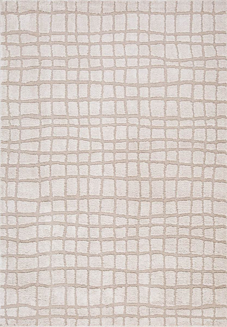 Scandinavisch vloerkleed Malin zand - Vloerkledenloods