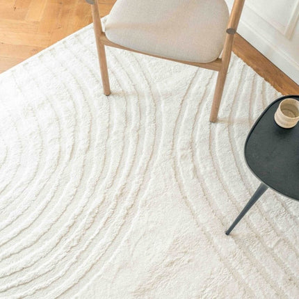 Scandinavisch vloerkleed Vidar creme/wit - Vloerkledenloods