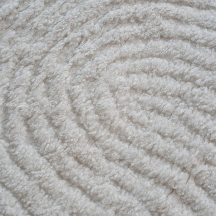scandinavische Vloerkleden - Scandinavisch vloerkleed Curve creme/wit - Vloerkledenloods