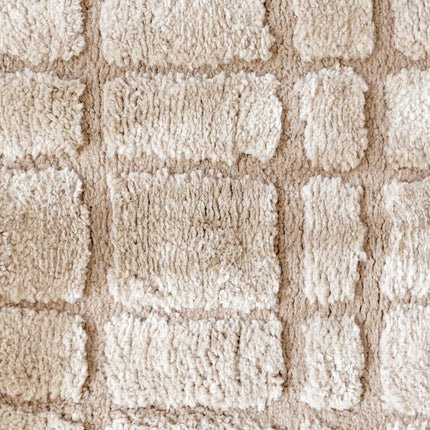 scandinavische Vloerkleden - Scandinavisch vloerkleed Malin zand - Vloerkledenloods