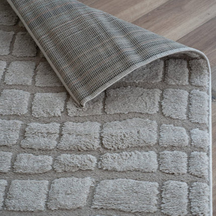 scandinavische Vloerkleden - Scandinavisch vloerkleed Malin zand - Vloerkledenloods