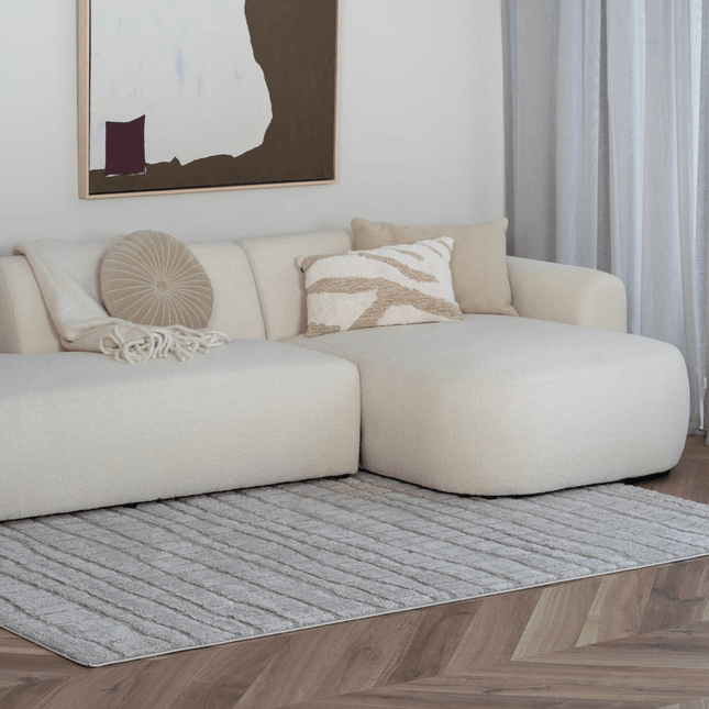 scandinavische Vloerkleden - Scandinavisch vloerkleed Malin zand - Vloerkledenloods